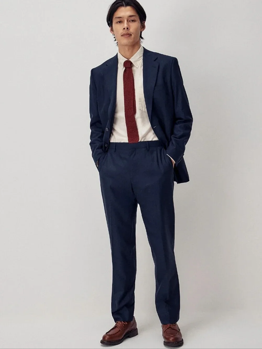 J Crew Crosby Classic-fit suit pant in Italian wool BT800 Sz 36x34 Black